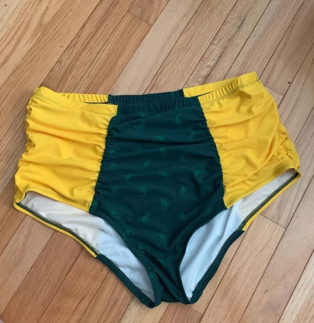 Marvel by Her Universe Rogue High-Waisted Bikini Swim Bottoms